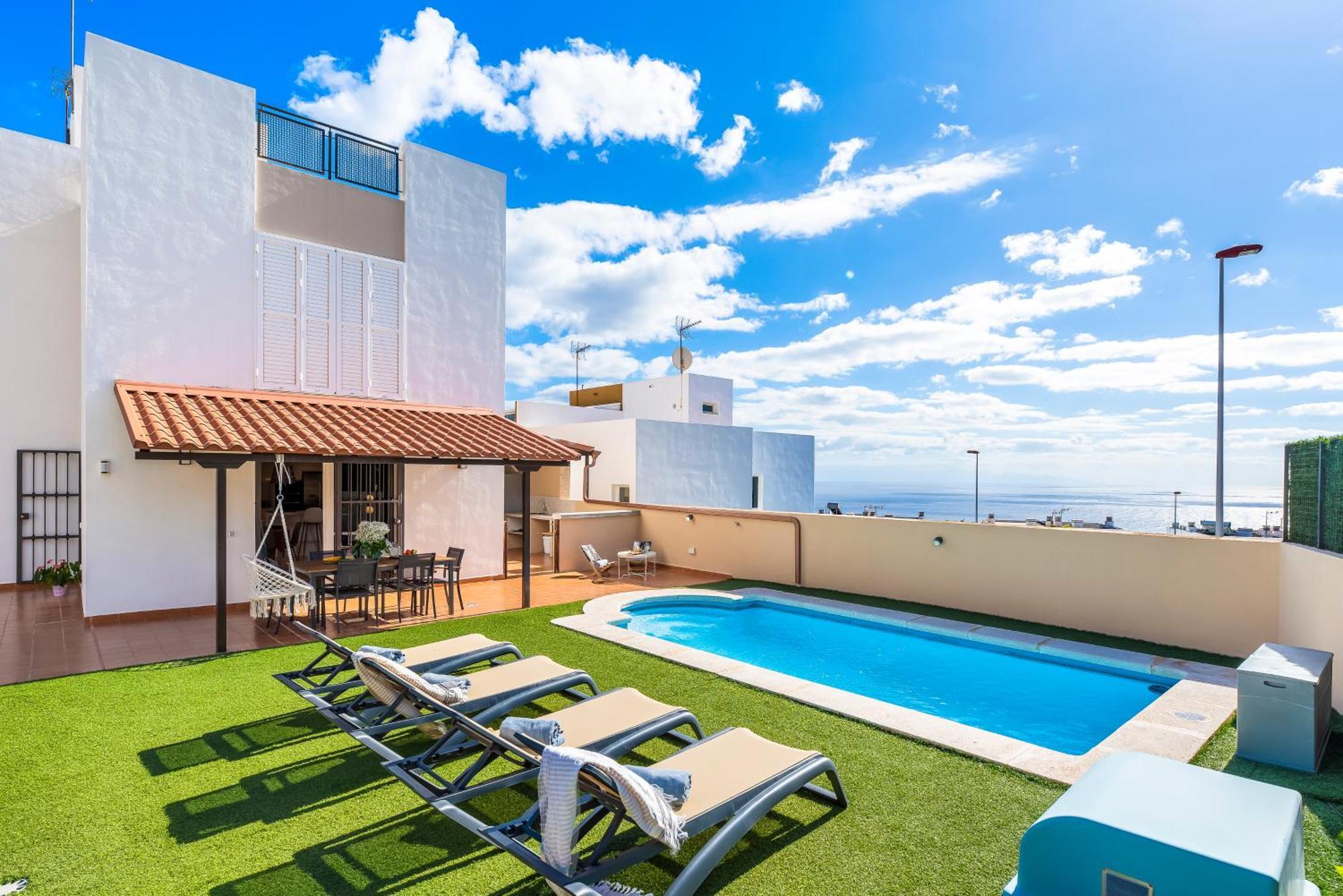 Villa Trueno Refugio De Lujo Con Piscina Climatizada Y Vistas Candelaria Exterior photo